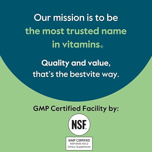 Miniatura 7 de BESTVITE Vitamina D3 5000 UI (365 cápsulas) - Sin estearatos - Sin OMG - Sin gluten - 1 año de suministro de vitamina D