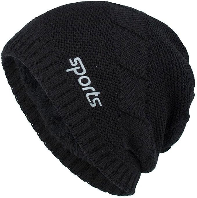 Mens winter hat black Clearance