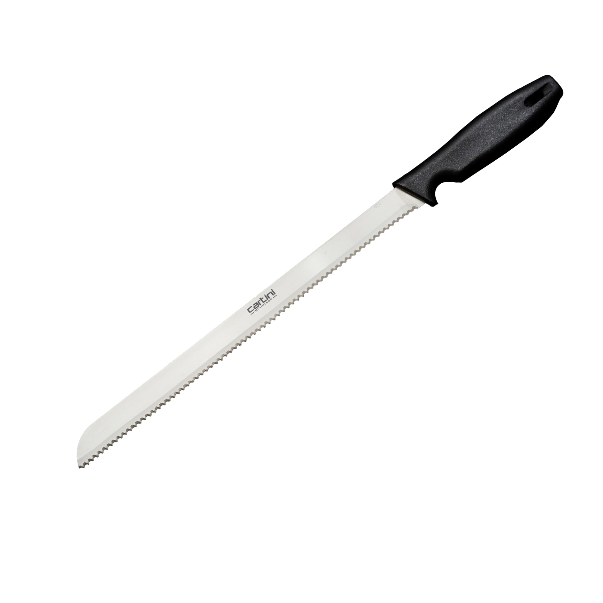 Godrej Cartini Knife | Classic Bread Knife (16", Black) For Bakery, Restaurant, Home, Cooks| For Slicing and Dicing Breads | Serrated SS Blade | Long Lasting | Ergonomic Handle | 1 Year Warranty