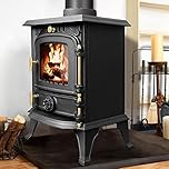 NRG Defra 4.5KW Eco Design Stove MultiFuel Cast Iron Fireplace Portable