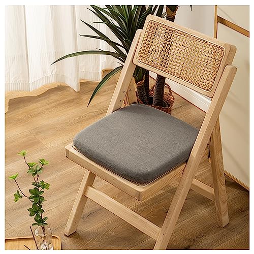 Galette de chaise ronde mémoire de forme amovible contre l'assise trop rigide