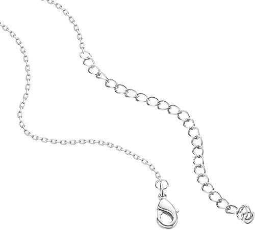 Miniatura 18 de PAVOI Collar de estación chapado en oro de 14 quilates, collares de capas de diamantes simulados, cadena de circonita cúbica para mujer