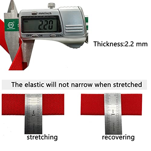 Dortrue 1 Inch 10 Yard Dark Grey Sewing Elastic Band Heavy Stretch High Elasticity Elastic Spool For Sewing Pants Waistband, Straps, Craft Diy Projects (Dark Grey) #TOP2