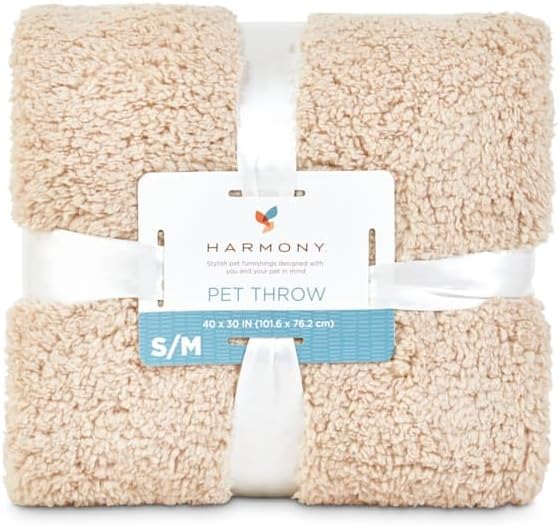 review Harmony Tan Pet Throw, 40