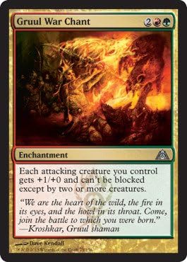 Magic The Gathering - Gruul War Chant (75) - Dragon's Maze - Foil
