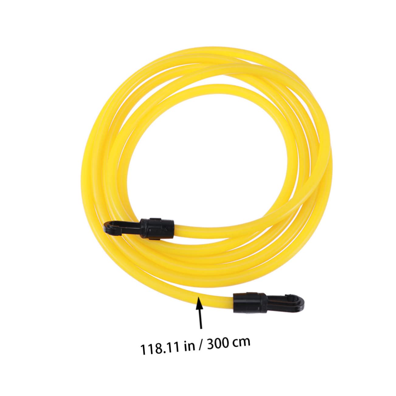 VICASKY Swim Resistance Belt Set Elastic Swim Training Band with Waist Strap Resistance Cord Storage Bag Installation Loop for Swimming Fitness Yellow