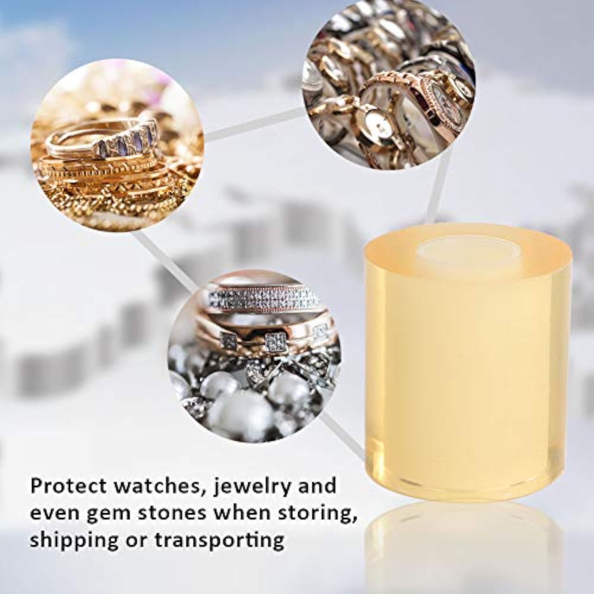 Anti-Static Transparent Protective Film Tape, 8cm