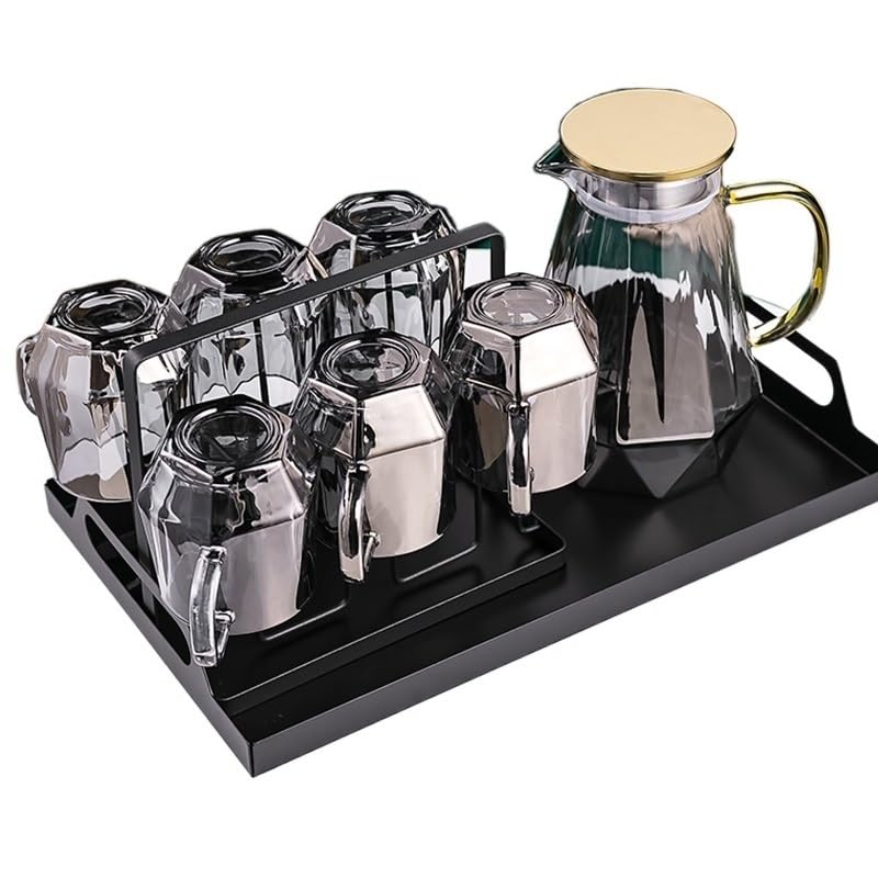Grande capacité carafe eau en verre pour hydrater toute la famille