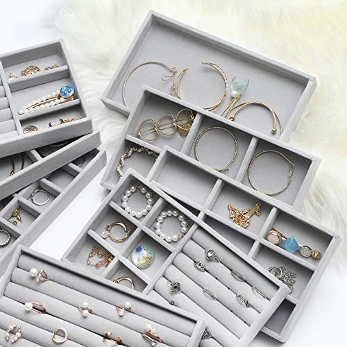 Nideen - Set di 8 vassoi portaoggetti per