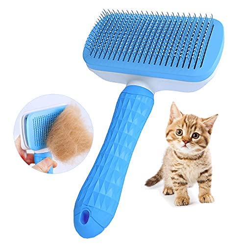 Hachiko Easy Self Cleaning Dog Slicker Brush for dog cat puppy pet Long