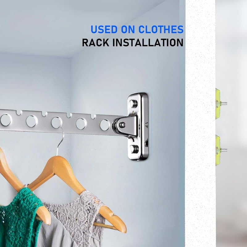 Generic Anchor Kit with Included Bolts, Heavy Hollow Drywall Anchors Set for TV Mounting Kit, Hollow Wall Anchors Holds 12 Packs - (Color: whitesilver)
