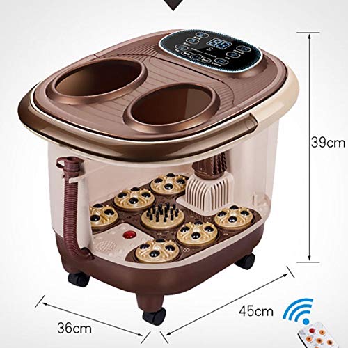 Spa de pies eléctrico automático con calentador y masaje miniatura 3