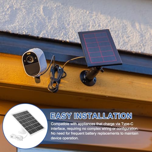 Panneau solaire 5W 6V étanche avec support orientable à 360° - 6