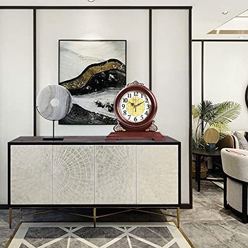 Reloj de mesa vintage oriental con acabados artesanales para decoracion de estancias 7
