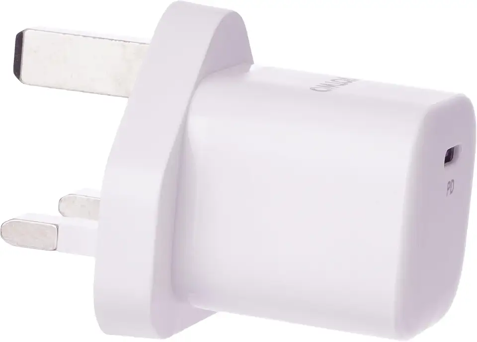 UK-06 20W Type C Charger Head, White
