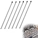 6 Pcs Soporte para Lavavajillas Soporte para Vasos para Lavavajillas Soporte de Cristal para Lavavajillas Acero Inoxidable, con Tapa Protectora Negra, para Portavasos de Lavavajillas