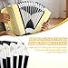 Kids Accordion,10 Keys Control Button Accordions Mini Lightweight for Kids Toy Gifts Children Beginners Musical Instruments, Yellow