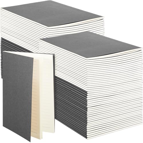 Image of Mimorou 100 Pcs A5 Journals Notebooks Bulk,Grey,Lined