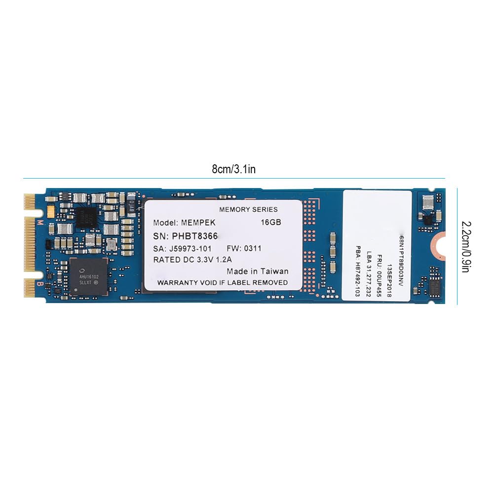 SENECESLI Module de Mémoire Optane 16 Go Stockage Haute Vitesse