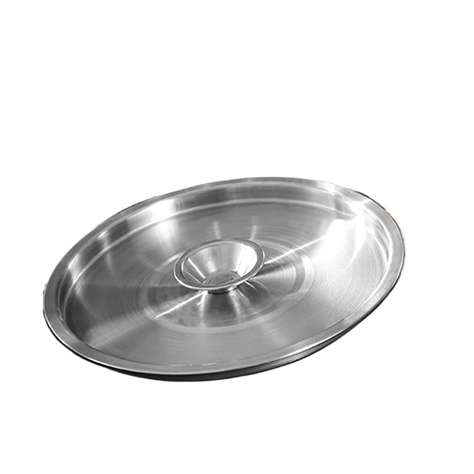 20/22/24CM Universal Stainless Steel Pot Lid Reusable Cooking Pot Cover Wok Cover Frying Pan Lid Flat Pan Cover(24CM)