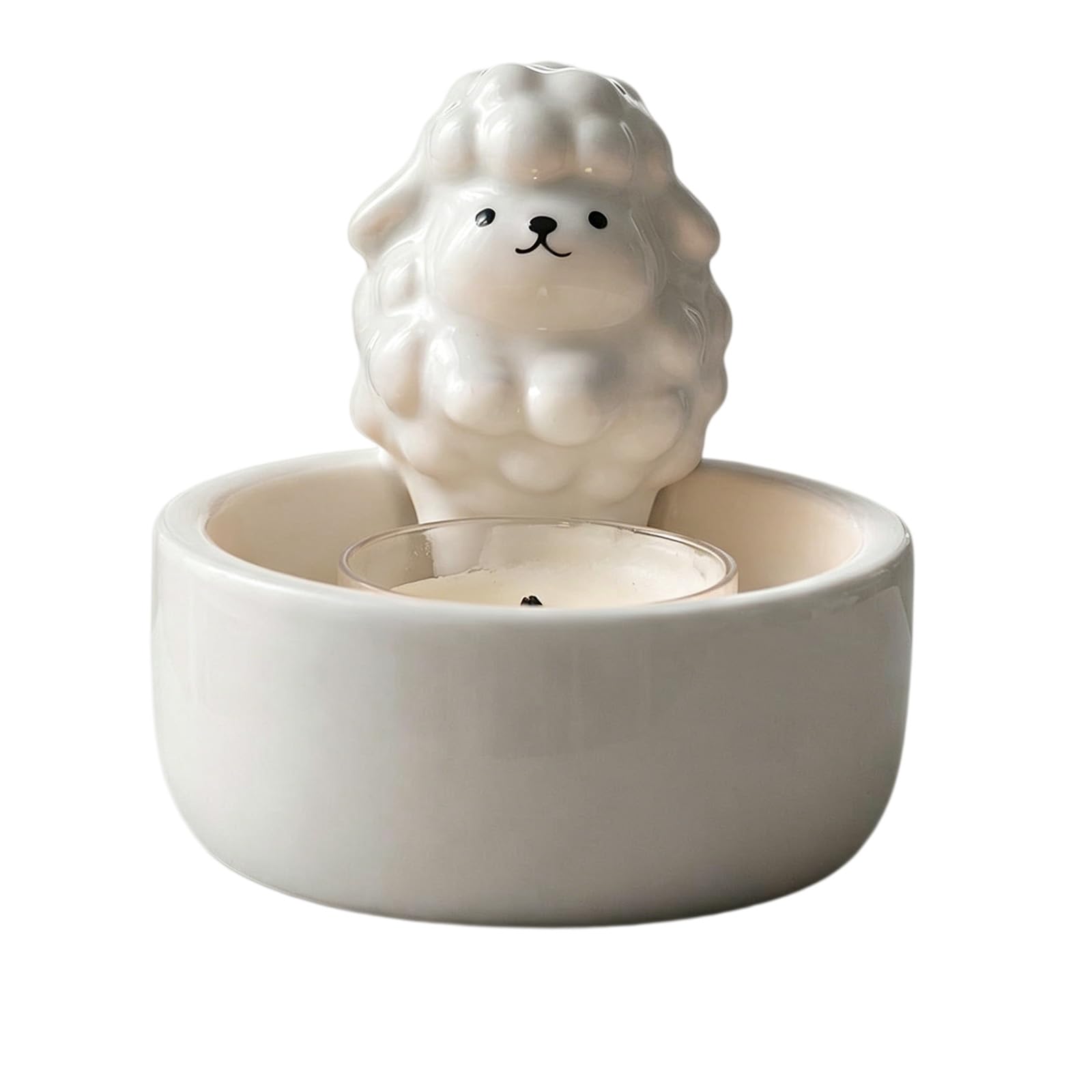 Tsophreniq Sheep Holders Candlestick, Sheep Tealight Holders Ornament Sheeps Lover (Not Included) Warming Paws