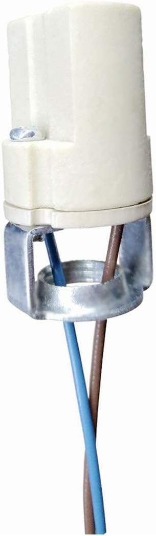 20pcs G9 Base Socket Ceramic Lamp Holder Halogen Lamp Holder with 9" Leads G9 Connector LED Aging Test Lamp Bracket