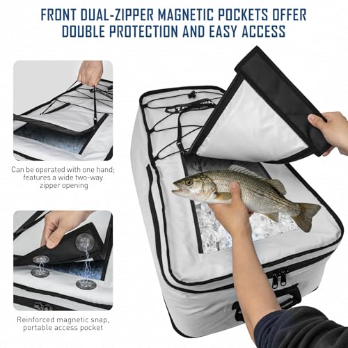 THKFISH 56QT Kayak Fish Cooler Backpack