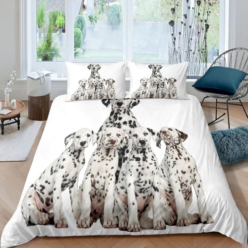 Housse de couette 3D chien pour chambre d'enfant avec parure microfibre - 2