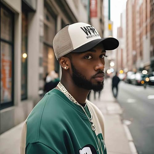 Image of WTF Where's The Fish Hat for Women Dad Hats with Design Caps