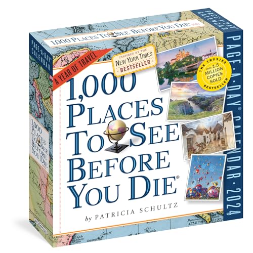1,000 Places To See Before You Die Page-A-Day Calendar 2024: A Year Of Travel