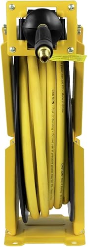 Miniatura 5 de DeWalt DXCM024-0343 Carrete de manguera de doble brazo con manguera de goma premium de 3/8 "x 50'