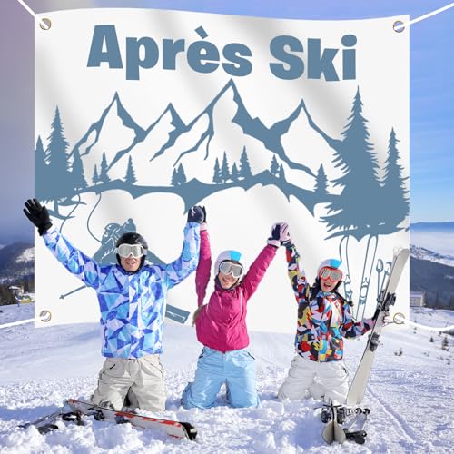 Fondo fotográfico Apres Ski Party 59.84x50 pulgadas miniatura 5