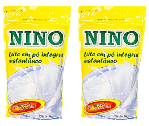 NINO LEITE EM PO INTEGRAL INSTANTANEO 300g - jm S ~N~N - leche en polvo - milk powder (2pc)