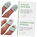 Abaodam 2 Pairs Silicone Kalimba Thumb Finger Protectors Flexible Covers for Finger Relief and Comfortable Play