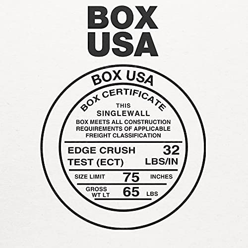 Image of BOX USA Shipping Boxes Small 20 inchL x 20 inchW x 20 inchH, 10-Pack | Corrugated Cardboard Box for Packing, Moving and Storage