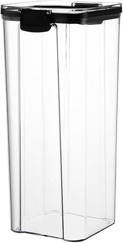 Contenedores herméticos de almacenamiento de alimentos con tapas para organización de cocina, recipientes de plástico para almacenamiento de