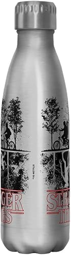 Miniatura 2 de Netflix Stranger Things - Botella de acero inoxidable (17 onzas), multicolor