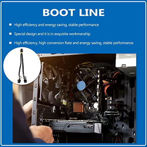 Cable de alimentación doble PCIe VILLCASE para extensión de tarjetas gráficas en PC 4
