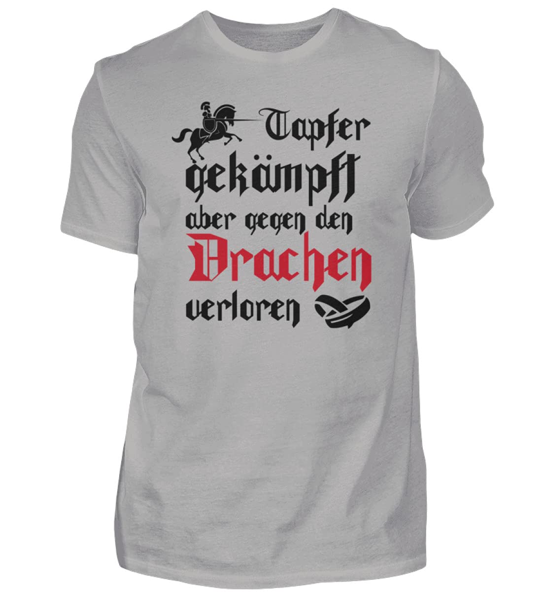 Valfer luchado pero perdido contra el dragón. | despedida de soltero JGA – Camiseta premium para hombre