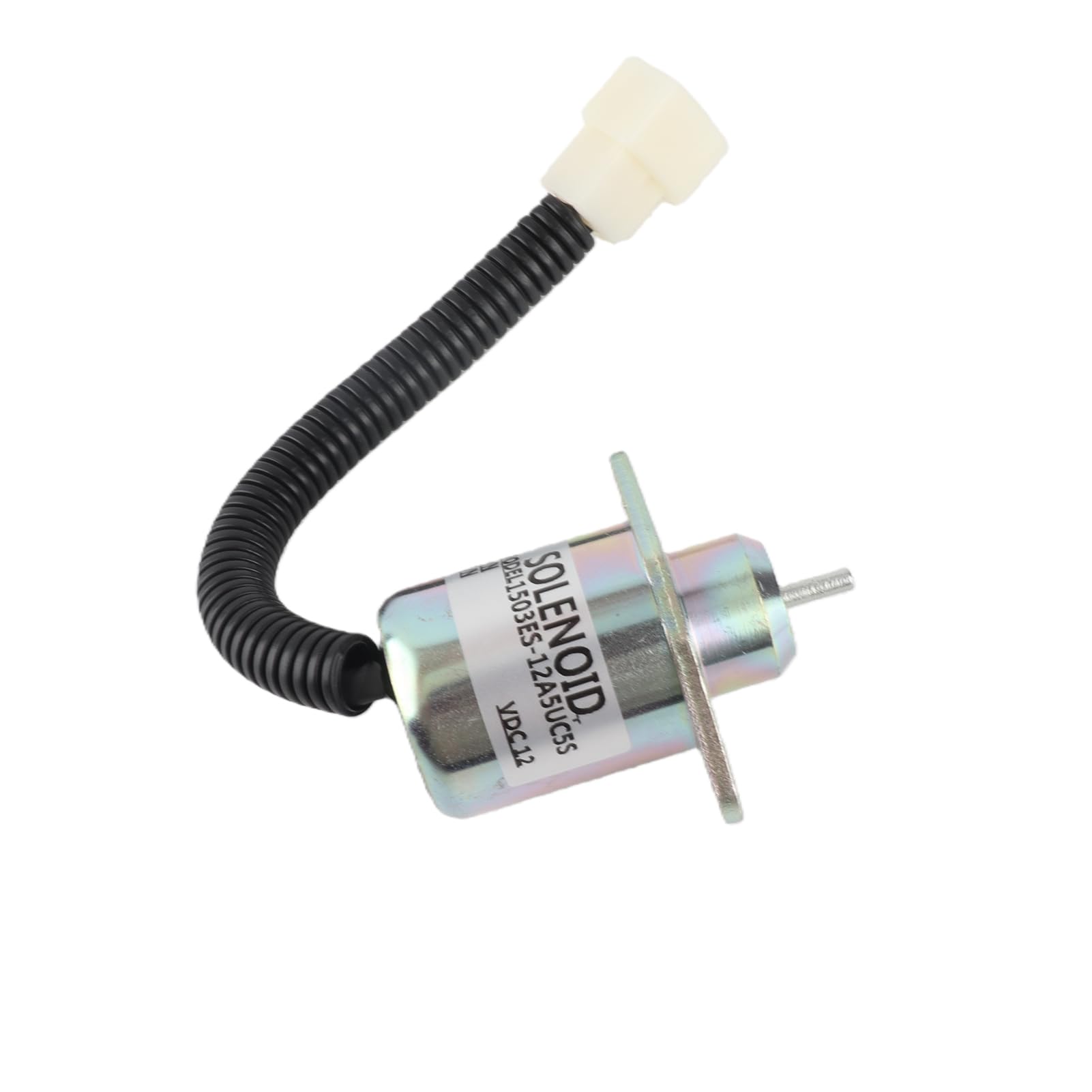 Válvula solenoide de cierre de de 12 V 1503es 12a5uc5s Generador antiinterferencias preciso Solenoide de parada de apagado de para reemplazo