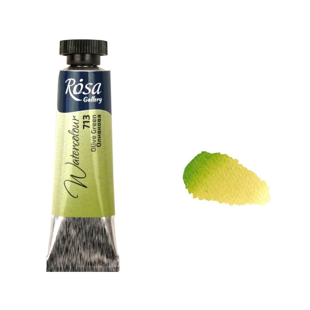 B&Q -  Rosa Gallery Olive Green Watercolour10Ml TubePremium Artist Quality