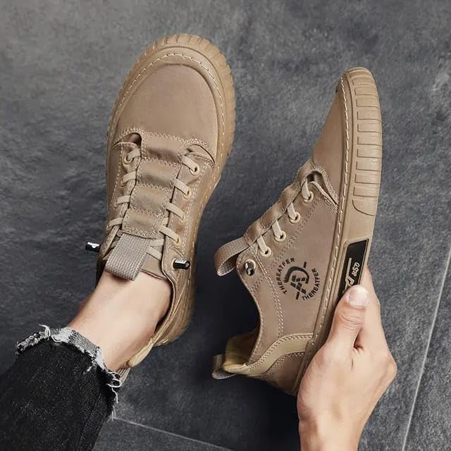 Image of Men's Casual Athletic Sneakers, Lace-up Design with Rubber Sole, Comfortable & Lightweight,Air Mesh Casual Shoes for Men,Soft Cushion Insole Casual Sneakers for Men (Multicolour)