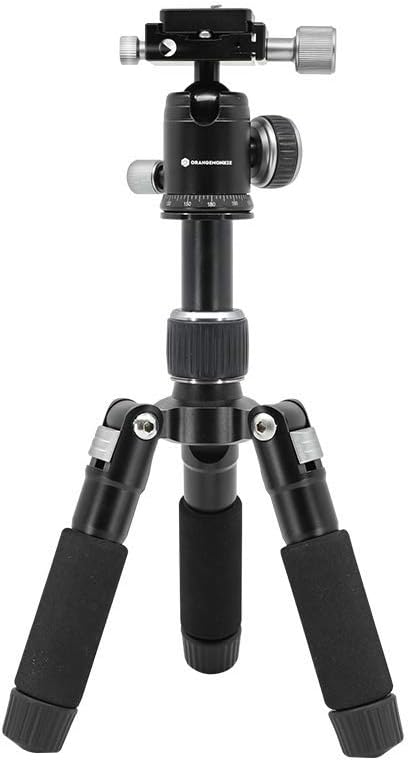 Tripod50 (Lightweight Heavy Duty Aluminum Camera Mount Portable Tripod Stand with Non Skid Feet/Compatible with iPhone, Android Phone, DSLR for YouTube Video, Photography) by ORANGEMONKIE