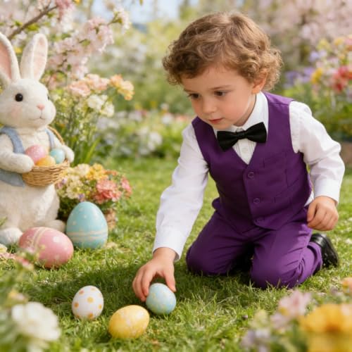 Image of Baby Boys Clothes Suits Toddler Formal Gentleman Wedding Outfit Dress 4Pcs Infant Suit Sets