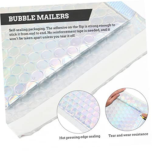 Ciieeo 60 Pçs Saco De Embalagem Bolha Mailers Saco De Bolhas Estofamento De Espuma Envelopes Decorat