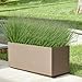UXORSN 24 Bundles Artificial Plants Onion Grass Outdoor 20 Inch Tall Fake Shrubs Wheat Grass UV Resistant Greenery Stems Faux Bushes Plant for Indoor Outdoor Garden Office Home Decor, Green