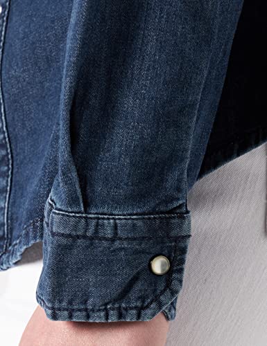 Sisley Maglietta 52tp5qf66, Dark Blue Denim 902