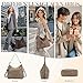 Imagen de VX VONXURY Bolso Mujer Bolso Bandolera Mujer de Cuero PU Bolso Mujer Grande con Bolsillo Lateral Bolso Hombro Mujer para Diario Trabajo Compras