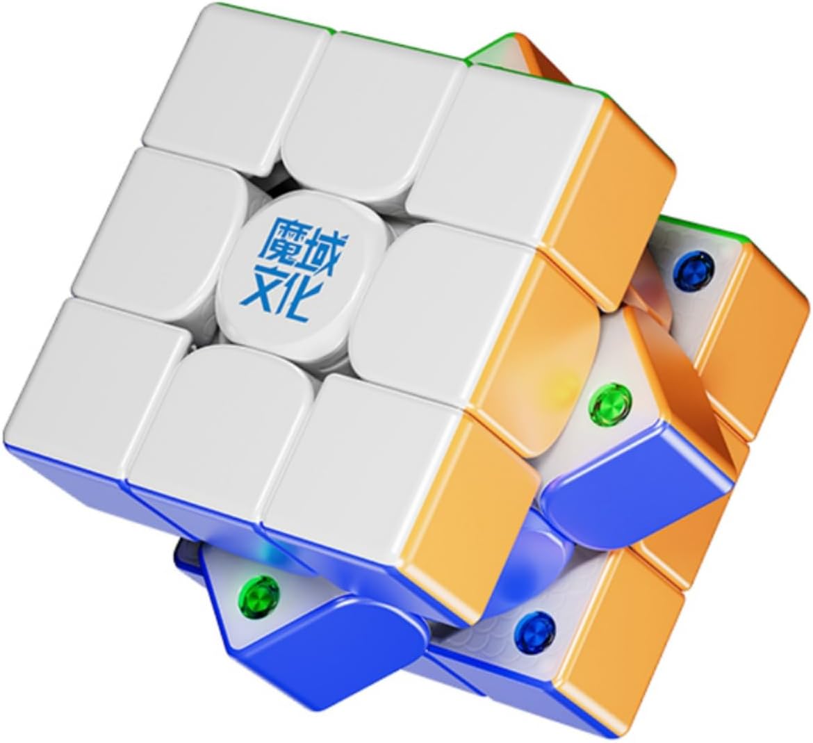Bukefuno MoYu weilong V11 18th Anniversary Version 3x3 Magnetic Cube Speed Stickerless WeiLong V11 Magic Cube Puzzle 3x3x3 Toys(18th Anniversary Edition)