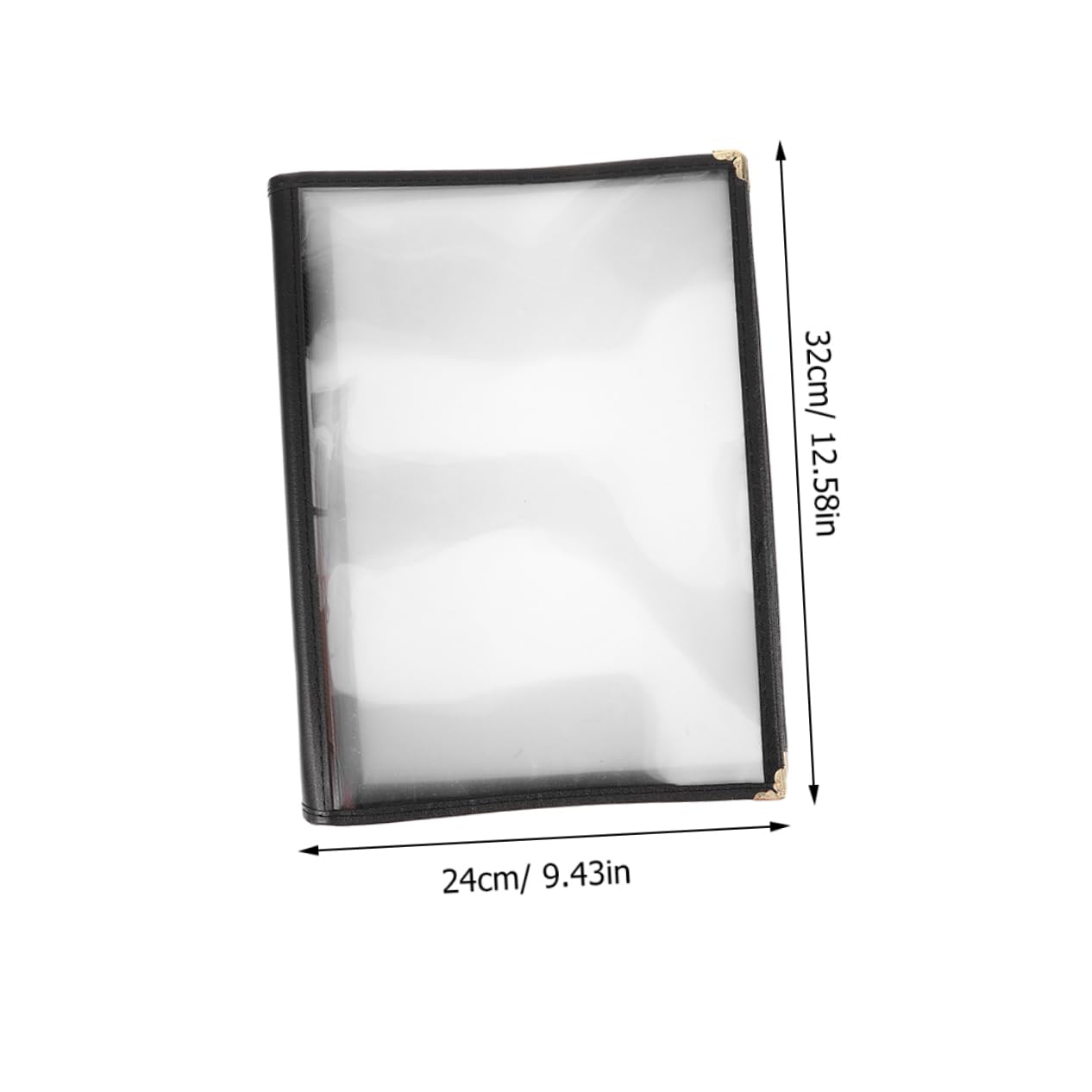 Portamenús Transparente de Pvc 14 Páginas para Restaurante | Bar y Carta Diy, Acabado Moderno y Sencillo, Protege la Lista Frente a Manchas
